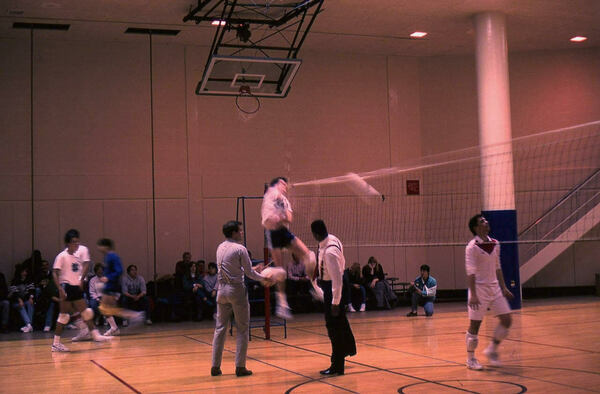 1988 Warmup on an indoor court
